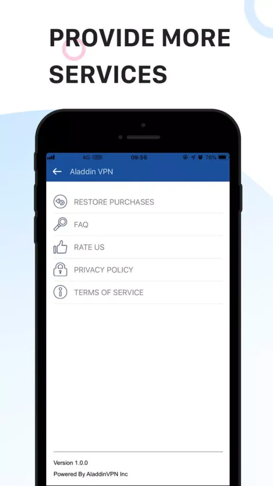Zrzuty ekranu Aladdin VPN -Unlimited VPN Pro