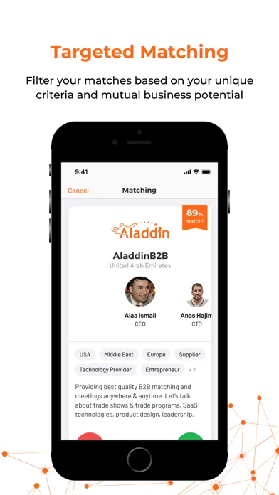 Captures d'écran de AladdinB2B