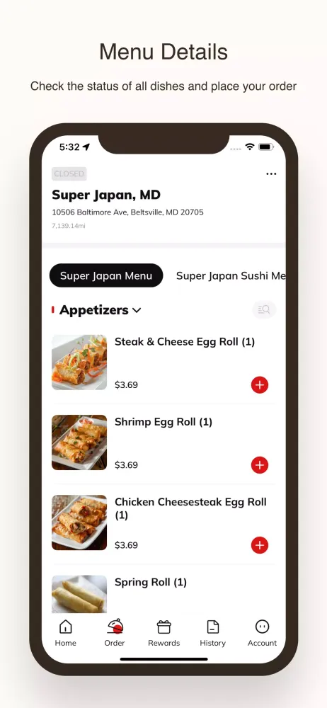 Tangkapan layar Super Japan