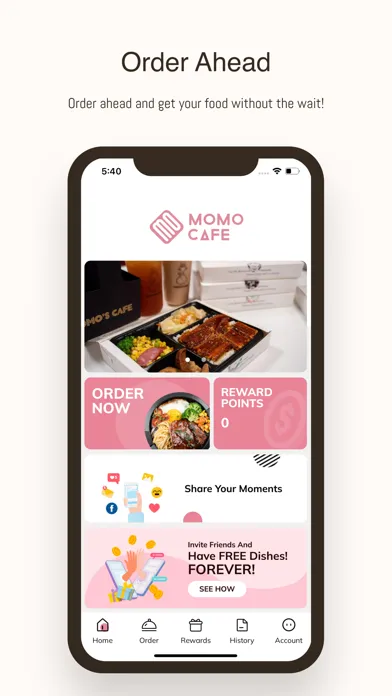 ภาพหน้าจอของ Momo Cafe