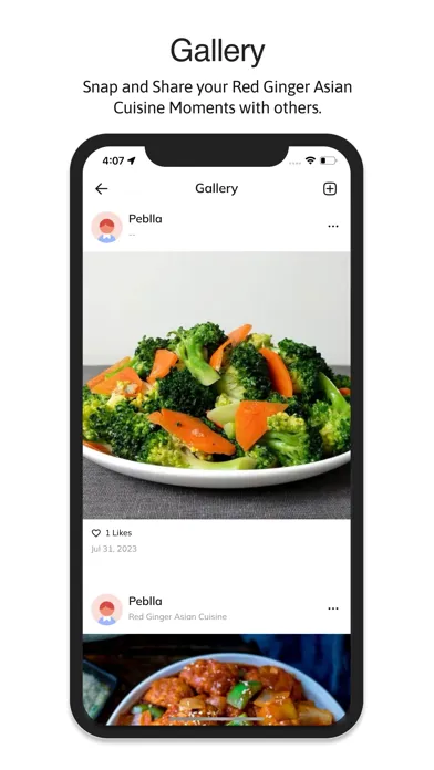 Capturas de pantalla de Red Ginger Asian Cuisine
