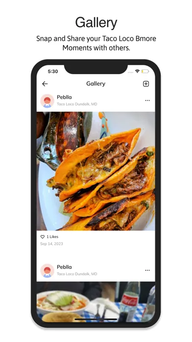 Capturas de pantalla de Taco Loco Bmore