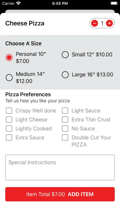 Alaeddin's Pizza スクリーンショット