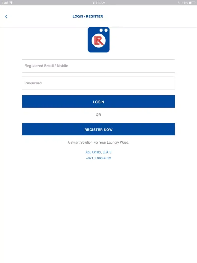 Al Rafidain Laundry iPad 应用截图