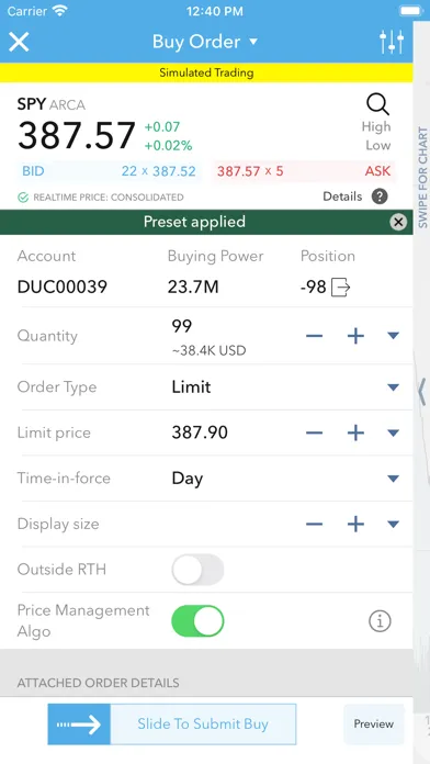 SNB Capital Global Pro 스크린샷