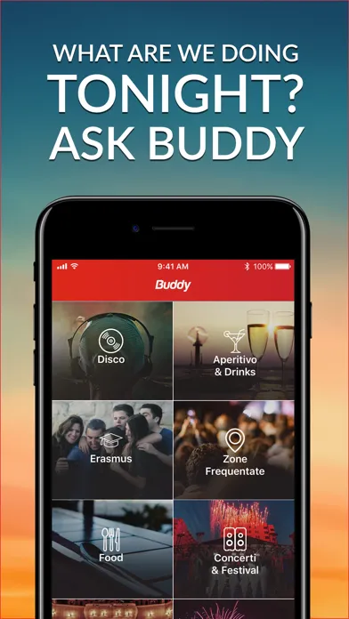 Zrzuty ekranu Buddy Events: Events tonight