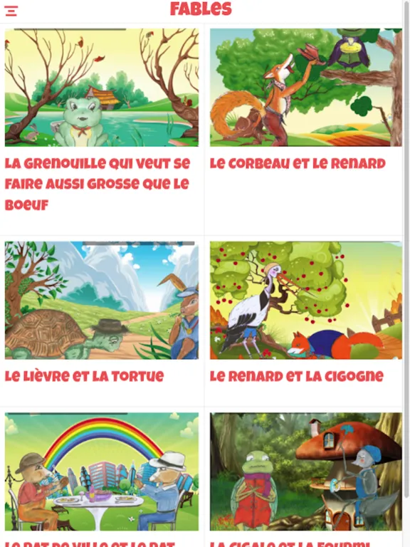 ภาพหน้าจอของ Contes et Fables iPad 