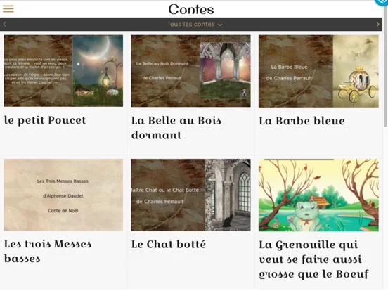 French audiobooks (with text) iPad  স্ক্রিনশট