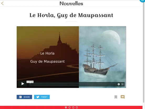 French audiobooks (with text) iPad  স্ক্রিনশট