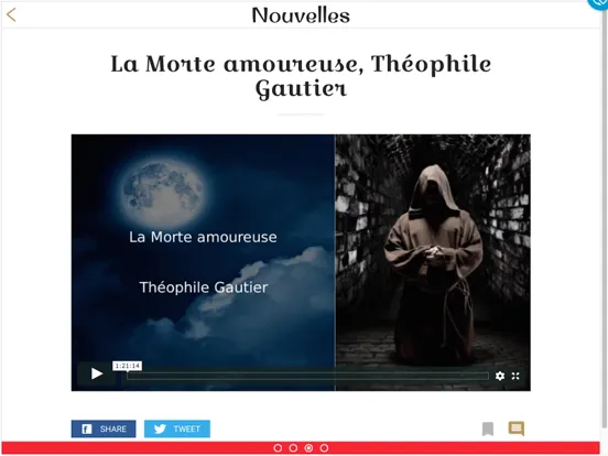 French audiobooks (with text) iPad  স্ক্রিনশট
