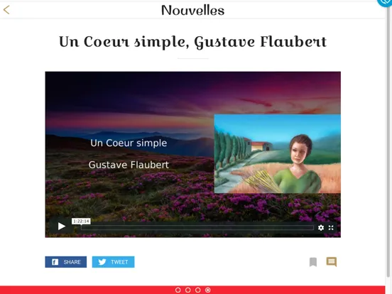 French audiobooks (with text) iPad  স্ক্রিনশট
