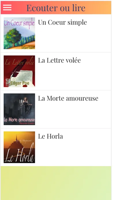 Tangkapan skrin Le Horla (French)