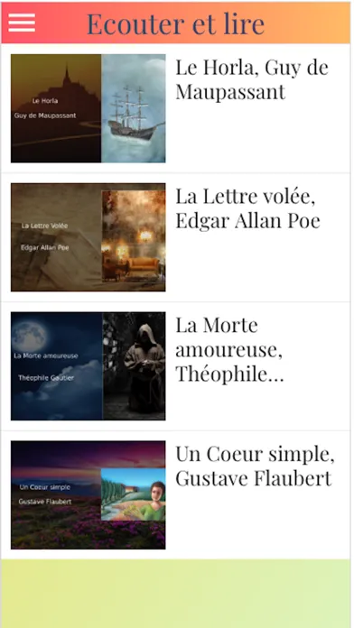 Tangkapan skrin Le Horla (French)