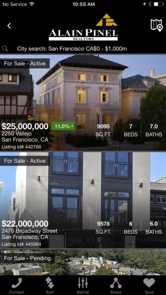 Скриншоты Alain Pinel Realtors
