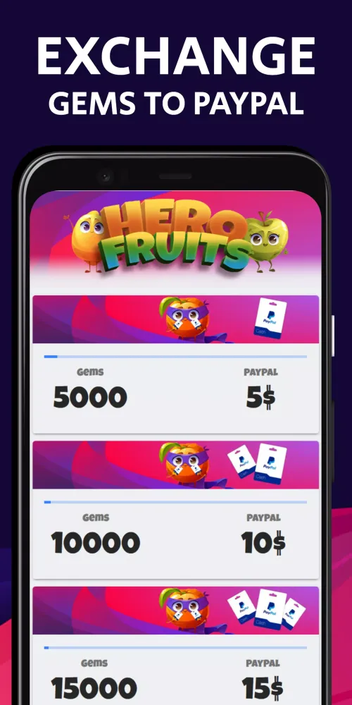 HeroFruits Screenshots