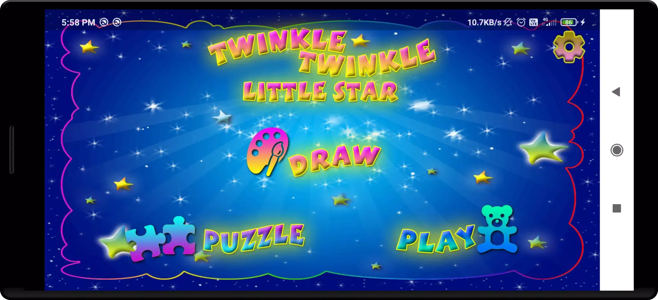 Captures d'écran de Twinkle Twinkle Little Star