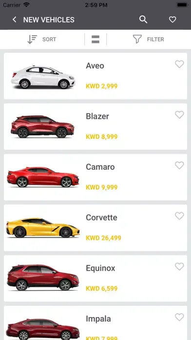 Captures d'écran de Chevrolet Alghanim