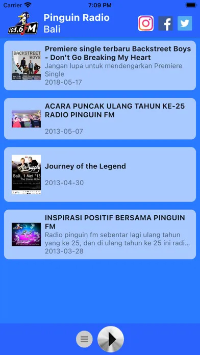 Pinguin FM スクリーンショット