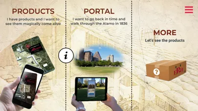 Capturas de tela do Experience Real History: Alamo