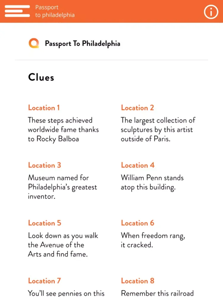 Captures d'écran de Passport to Philadelphia iPad 