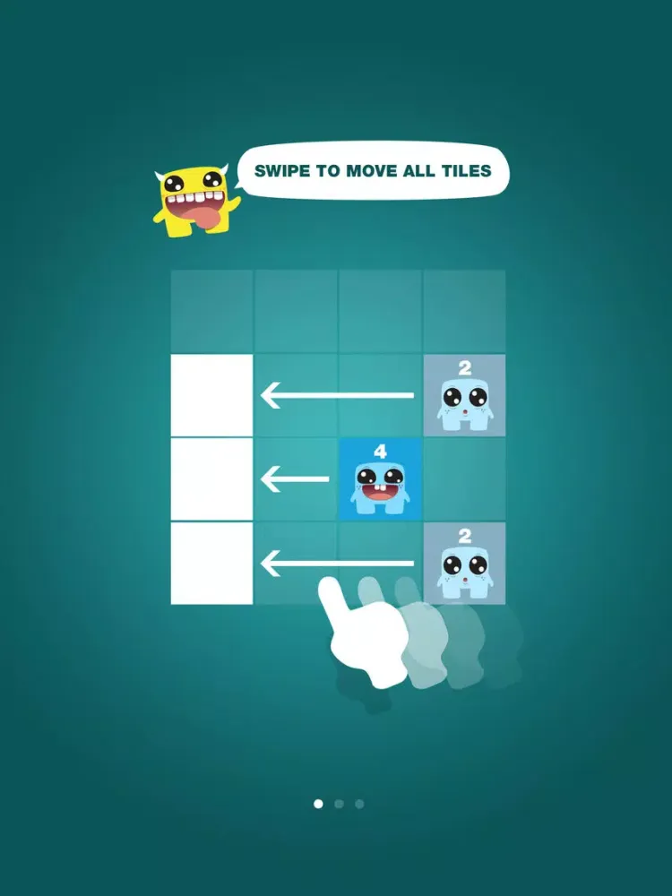صور 2048 Monster: Numbers Sliding Puzzle Game iPad 