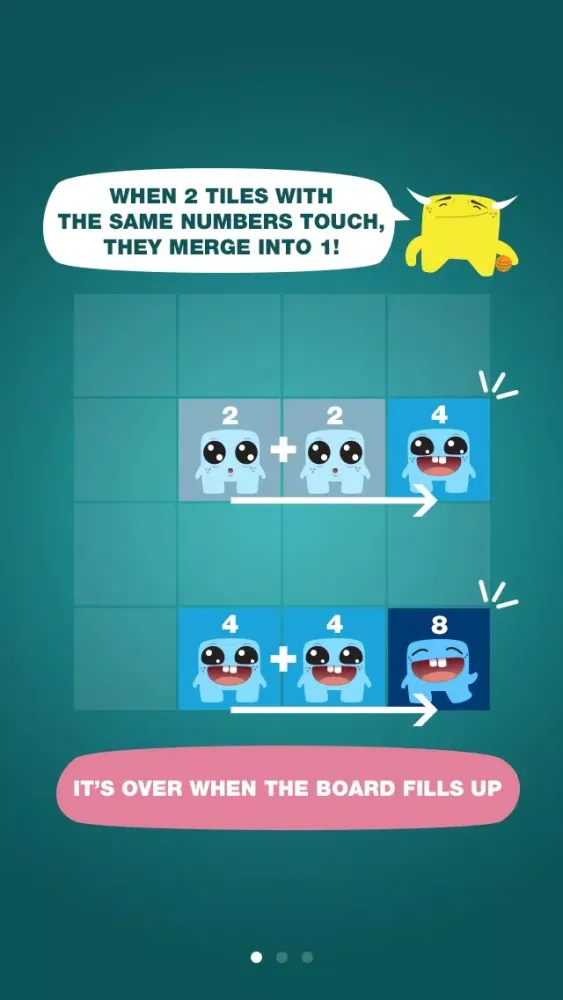 صور 2048 Monster: Numbers Sliding Puzzle Game