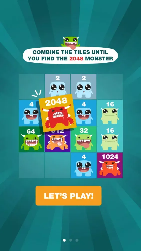 صور 2048 Monster: Numbers Sliding Puzzle Game