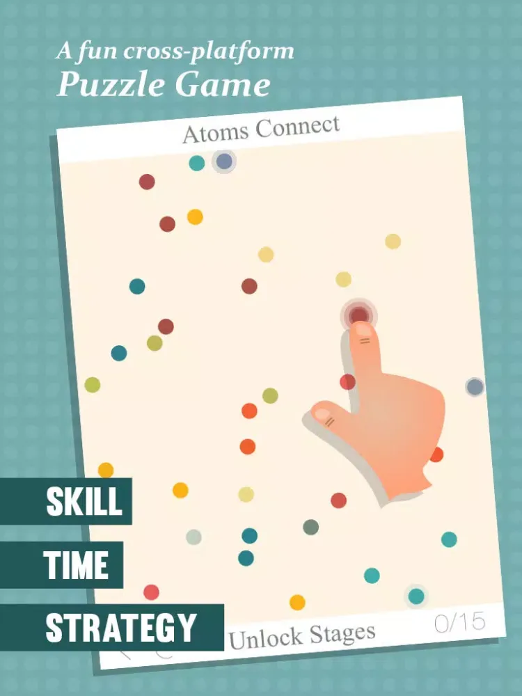 Capturas de tela do Atoms Connect - Strategy and Skill Puzzle Game iPad 