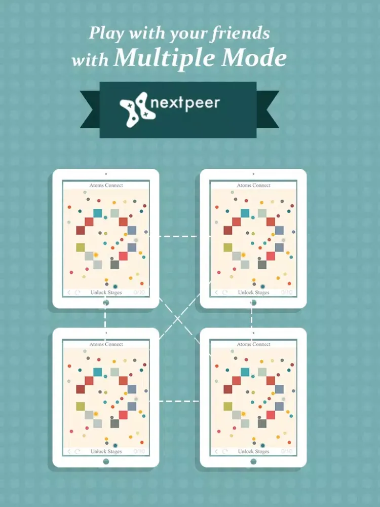 Capturas de tela do Atoms Connect - Strategy and Skill Puzzle Game iPad 