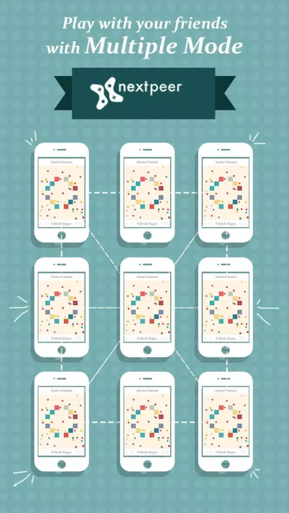 Capturas de tela do Atoms Connect - Strategy and Skill Puzzle Game