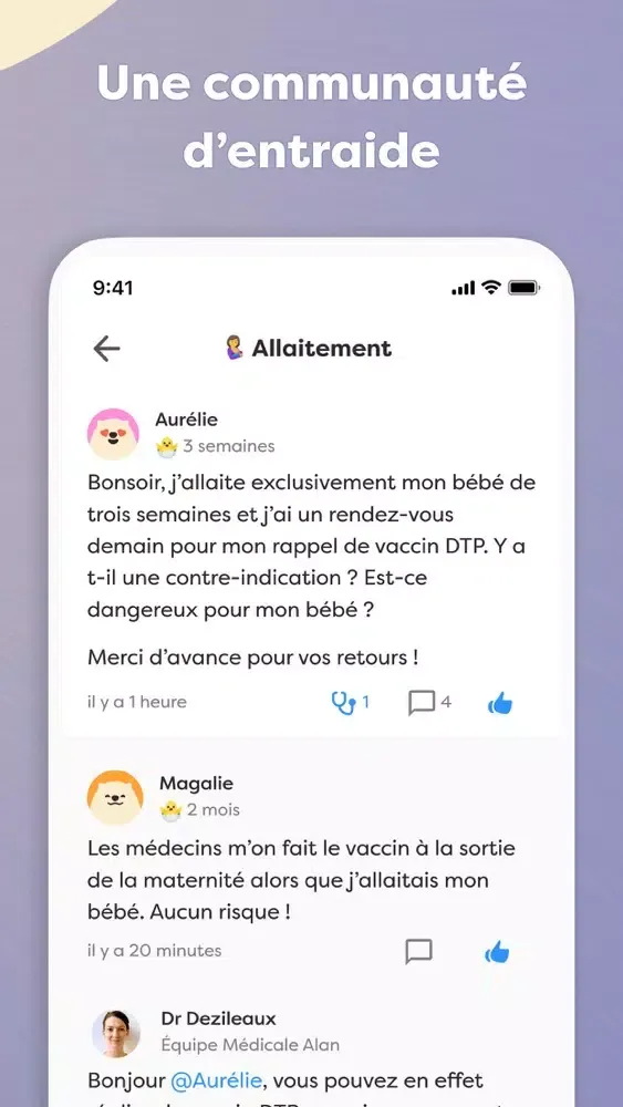 Alan Baby - La santé du bébé Screenshots