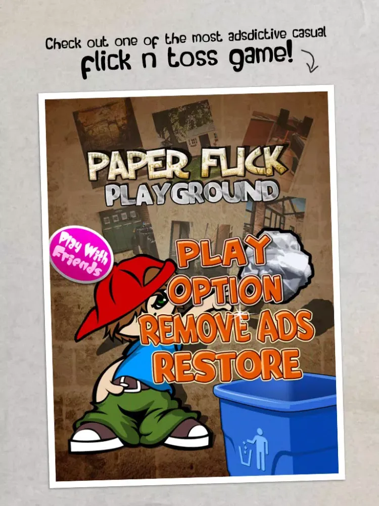 Paper Flick Playground iPad 应用截图