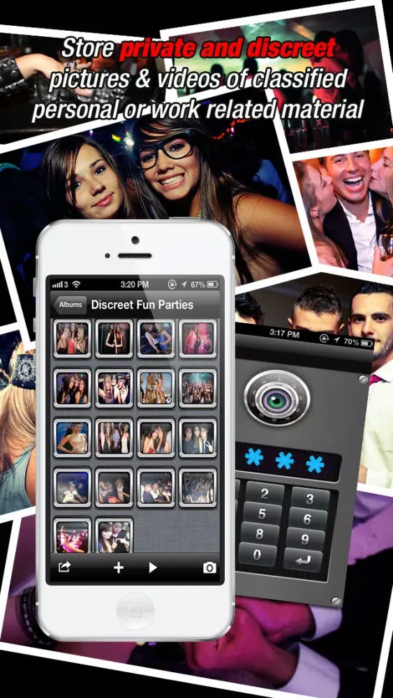 Secret Toolbox - Spy Camera Photos Videos Recorder, Hide & Password Lock Pictures Movies Album Folder, Private Text Message Encryption Screenshots