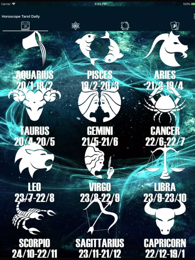 Astrology -Daily Tarot Reading iPad  Screenshots