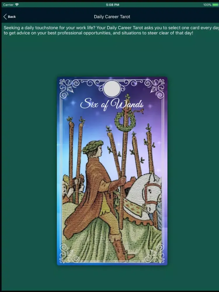 Astrology -Daily Tarot Reading iPad  Screenshots