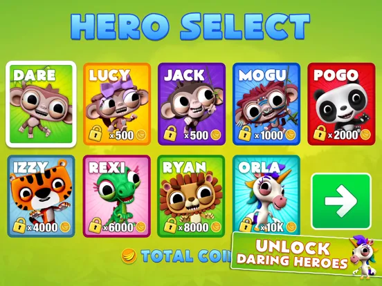 Capturas de tela do Dare the Monkey: Arena iPad 