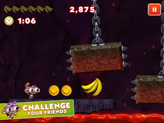 Capturas de tela do Dare the Monkey: Arena iPad 
