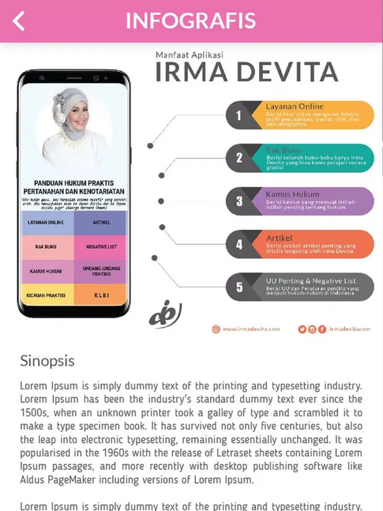 Irma Devita iPad 应用截图