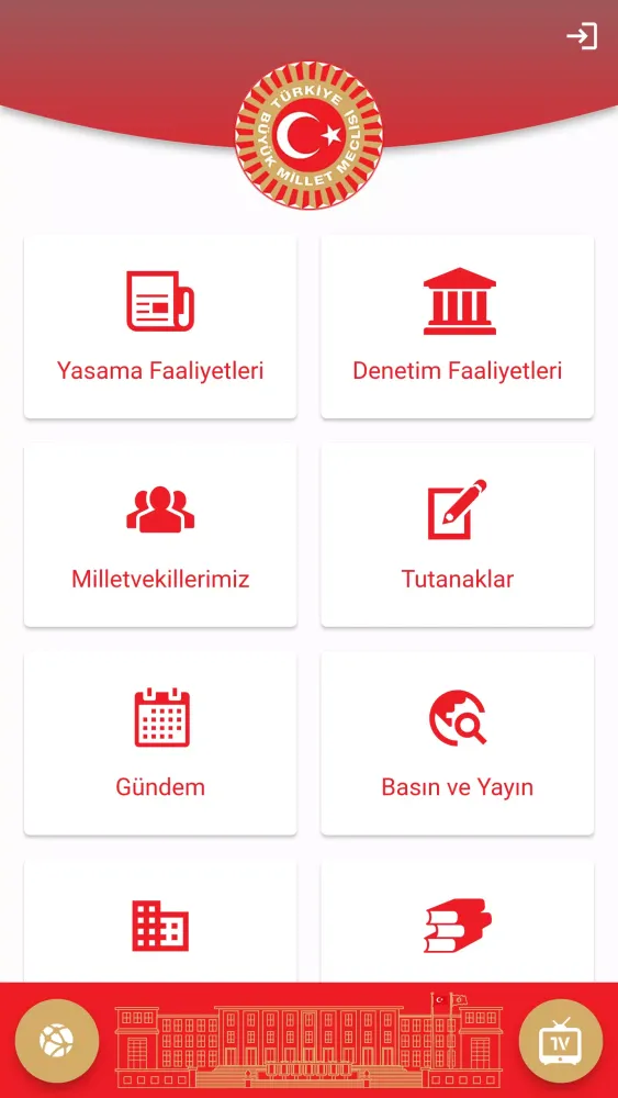 TBMM Mobil Screenshots