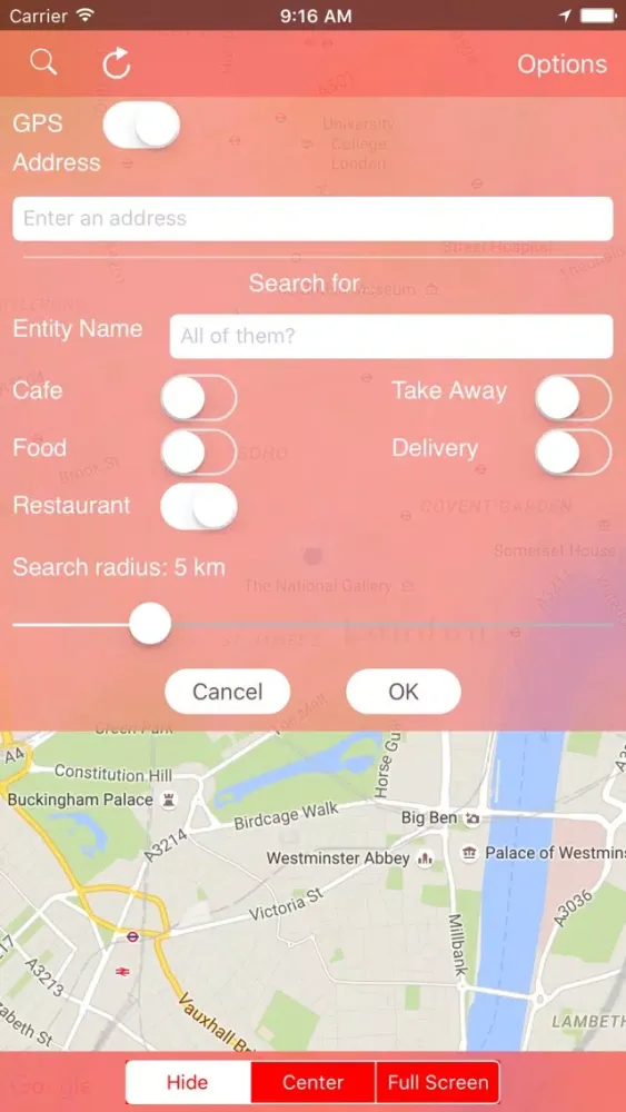Capturas de tela do FoodHound - Find the nearest restaurants and dinners
