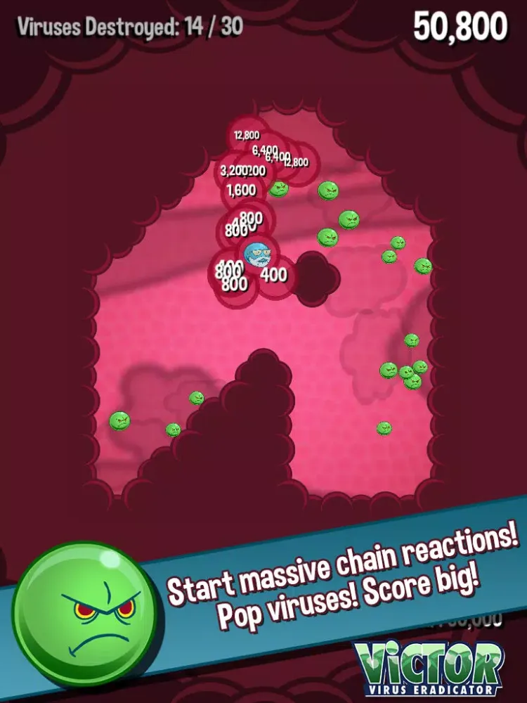 Capturas de tela do ViCTOR: Virus Eradicator iPad 