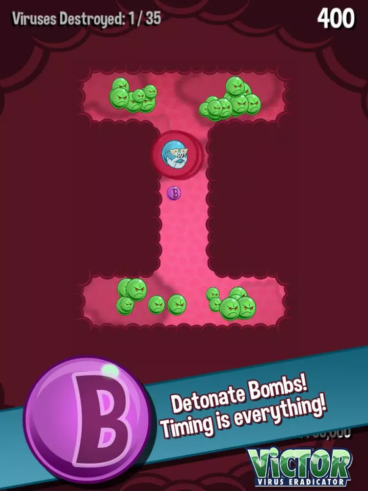 Capturas de tela do ViCTOR: Virus Eradicator iPad 
