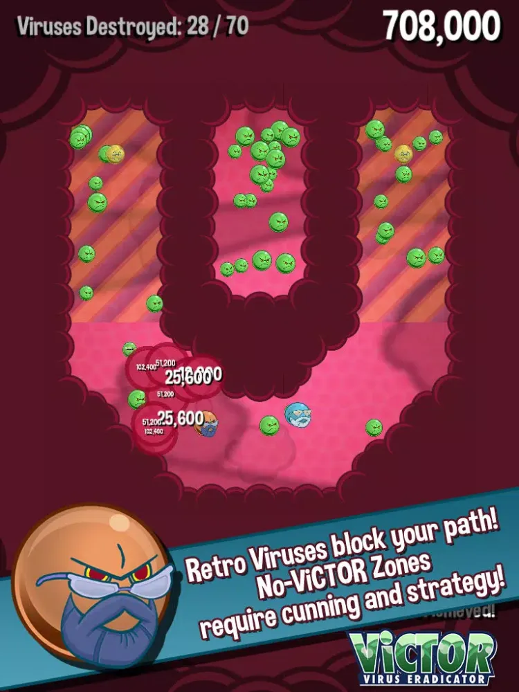 Capturas de tela do ViCTOR: Virus Eradicator iPad 