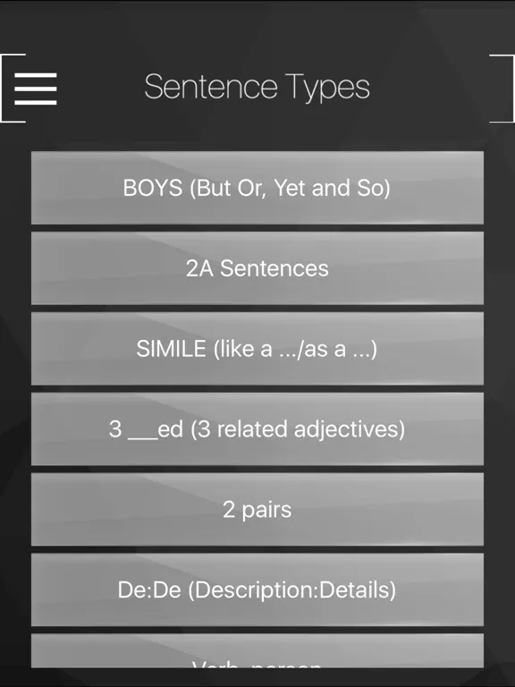 The Alan Peat Pocket App of Exciting Sentences iPad  Ekran Görüntüleri