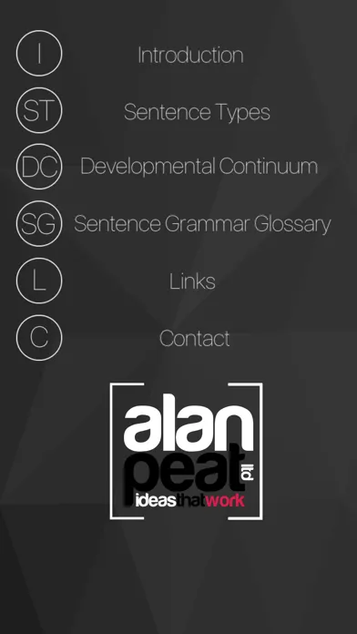 The Alan Peat Pocket App of Exciting Sentences Ekran Görüntüleri