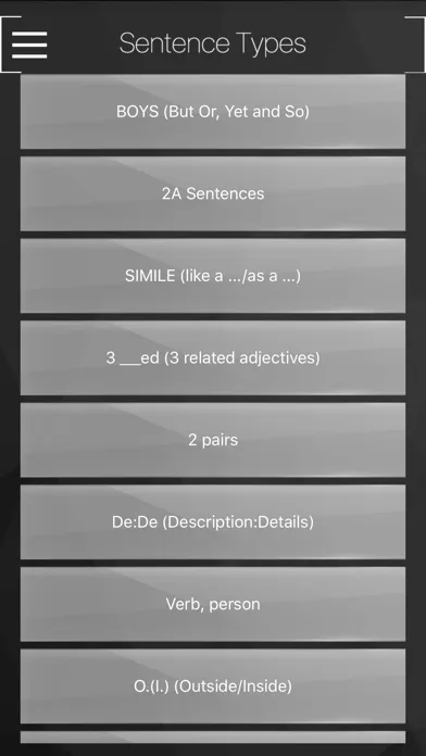 The Alan Peat Pocket App of Exciting Sentences Ekran Görüntüleri