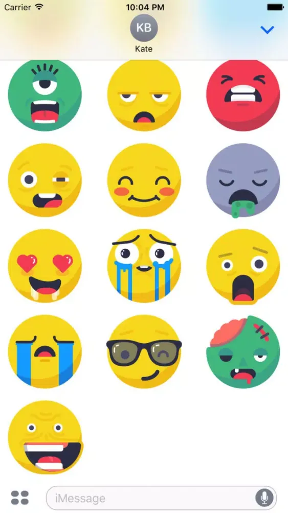 Captures d'écran de Smileys Kit Stickers
