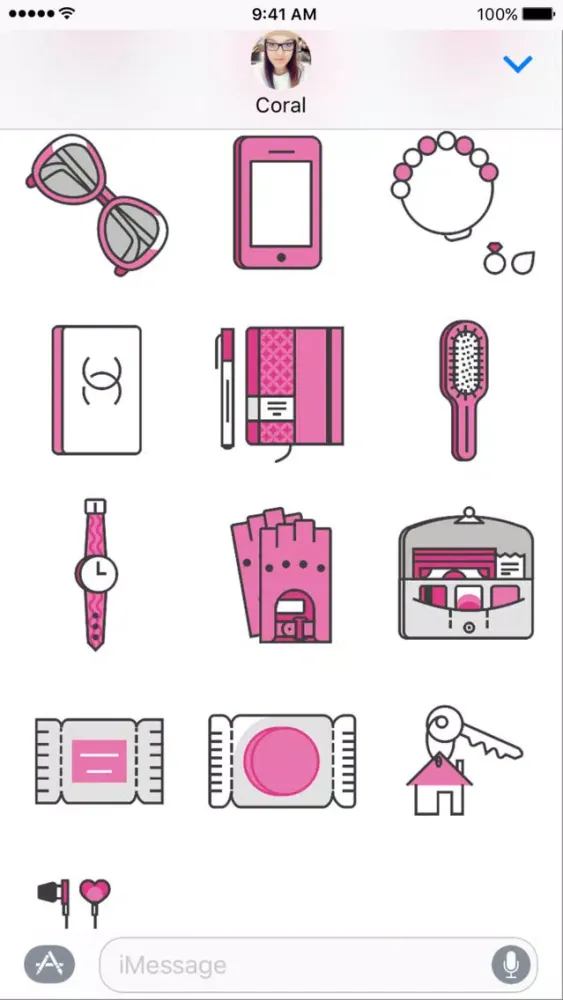 Women Kit Stickers स्क्रीनशॉट