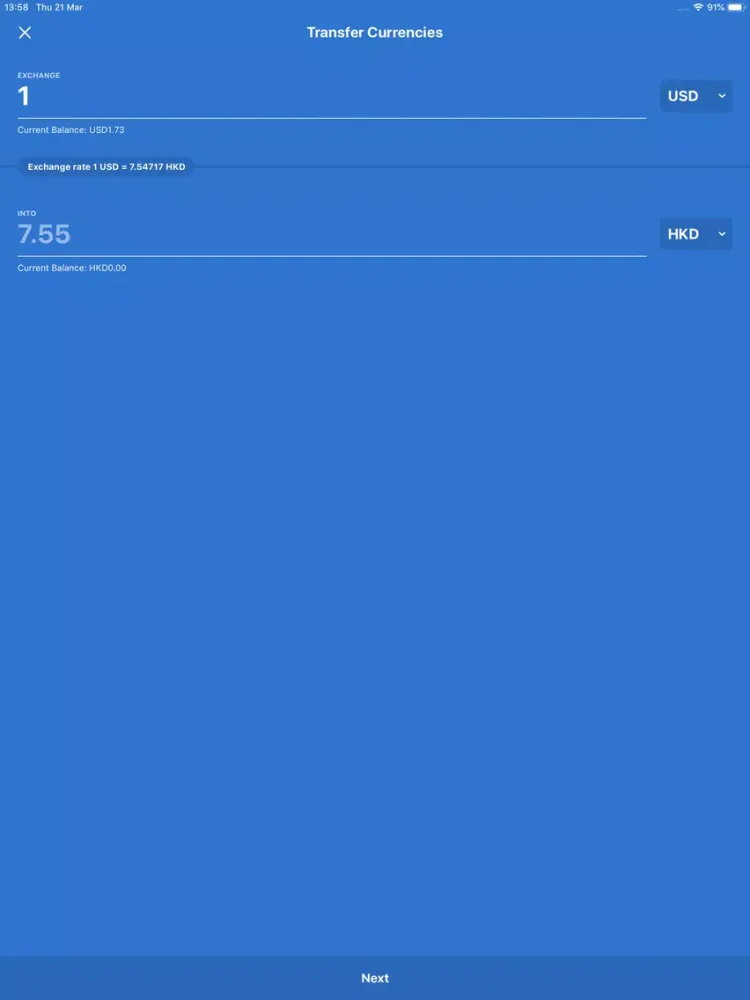Al Ansari Exchange TravelCard iPad  স্ক্রিনশট