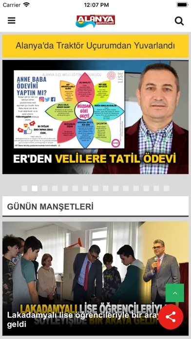 Captures d'écran de Alanya Gazetesi